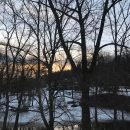 Sunset Winter Pond