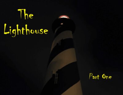Lighthouse at night