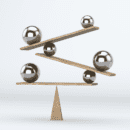 metal balls balancing on multiple points