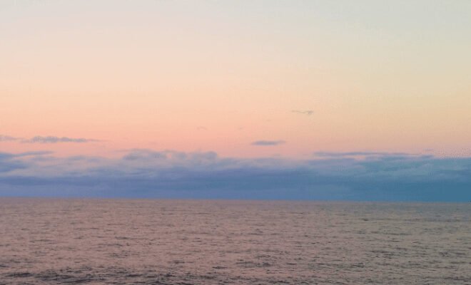 Desert horizon at Dawn