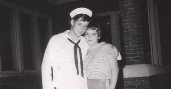 Late 1950s picture of John&Rita from personal album