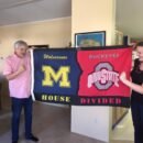 Dan Gruden and Lindsey Gruden, Ohio State Vs Michigan State 2015