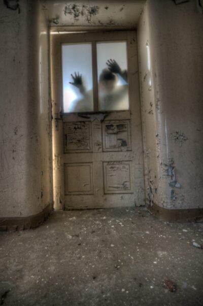 zombie at the door