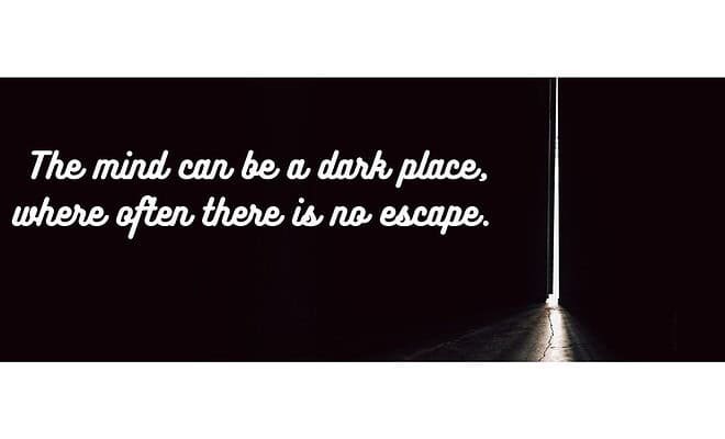 Light through hole in dark room