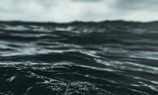 A dark sea, that stretches on.