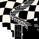 Image of optical illusion staircases with the title "Wanderland by Lexi Graham" depicted