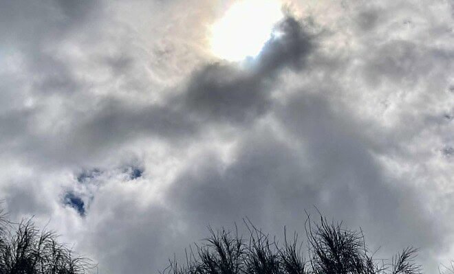 the image is of a dark stormy sky, and I imagine the clouds to look a Trojan Horse