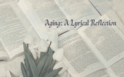 image of book pages with tulips set on top of them