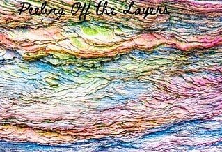 layered colors on a painting