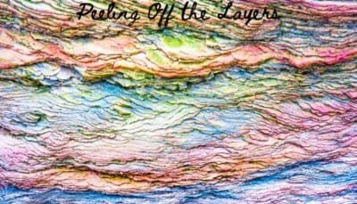 layered colors on a painting