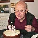 The image is of my dad's 89th birthday cake