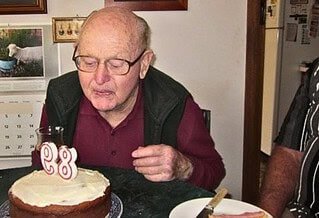 The image is of my dad's 89th birthday cake