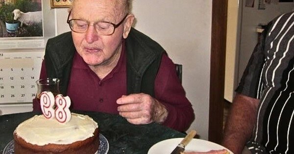 The image is of my dad's 89th birthday cake